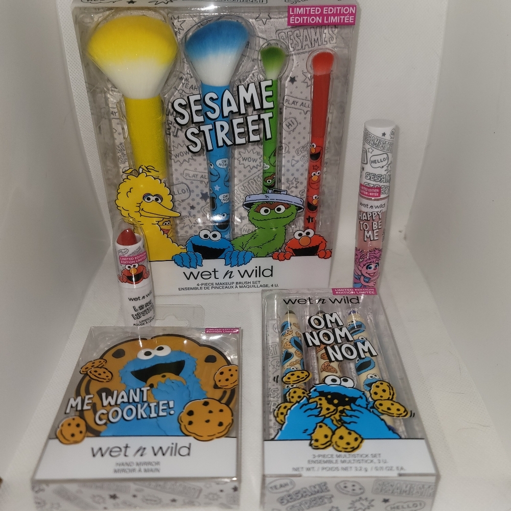 New Wet n Wild Sesame Street Makeup Bundle